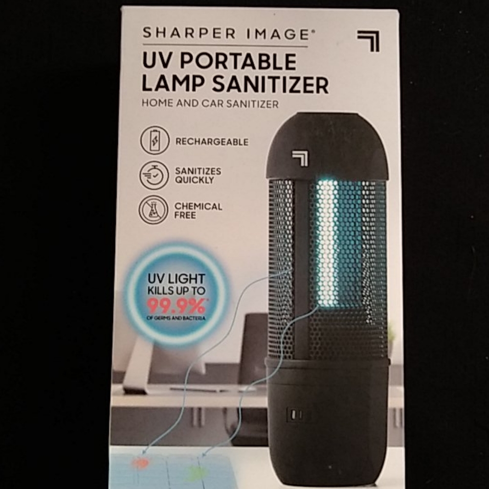 Sharper image uv portable lamp sanitizer